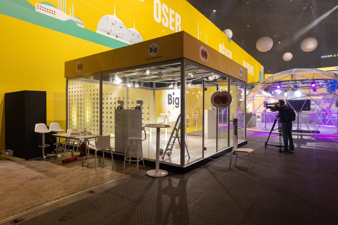 Espace vitré au BIG Bpifrance